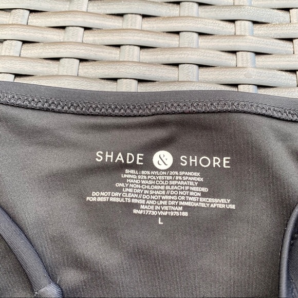 Shade & Shore Black Swim Bottom sz Large - Picture 5 of 9